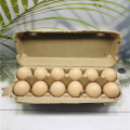 Bio-degradable paper egg tray chicken egg cartons 6 eggs packers 6  cells with lid